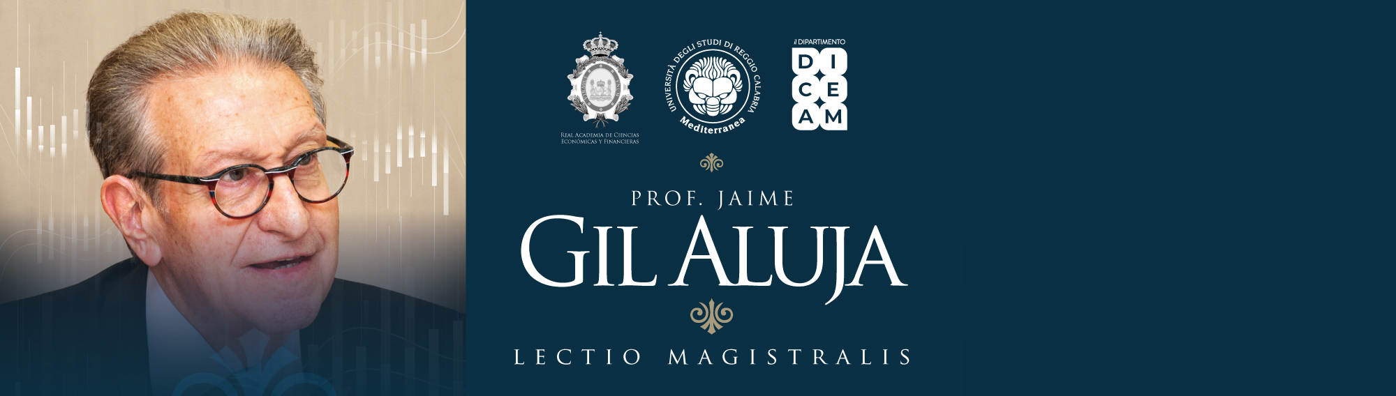 Lectio Magistralis del Prof. Jaime Gil Aluja - 25 ottobre 2024 - Aula Magna Ingegneria